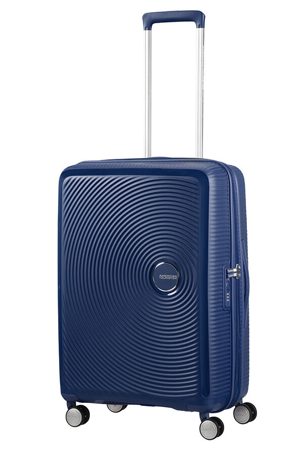 American Tourister Soundbox Spinner poszerzany 67cm Midnight Navy