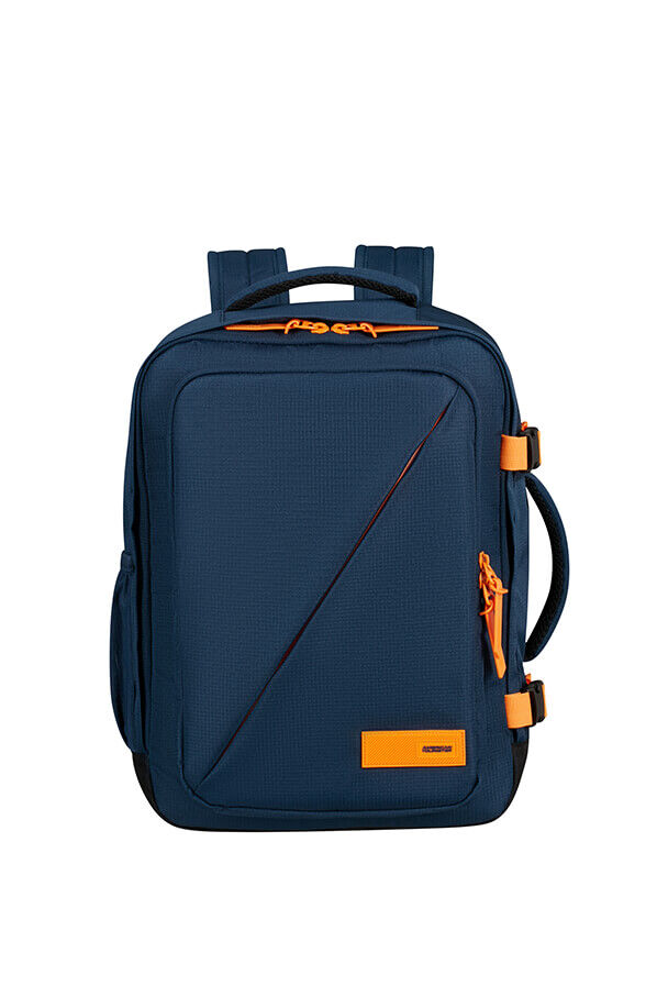 American Tourister Take2cabin Casual Backpack MS  Dark Navy/Radiant Orange