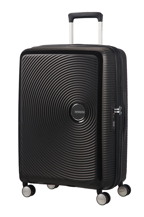 American Tourister Soundbox Spinner poszerzany 67cm Bass Black