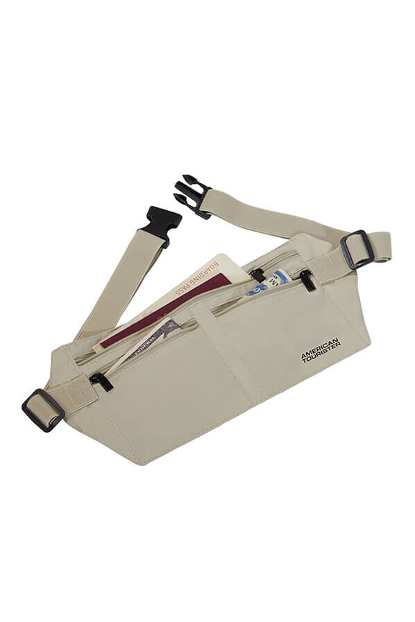 Money Belt RFID &ouml;vt&aacute;ska | American Tourister American Tourist. Ta RFID Money Belt Bag  Sand