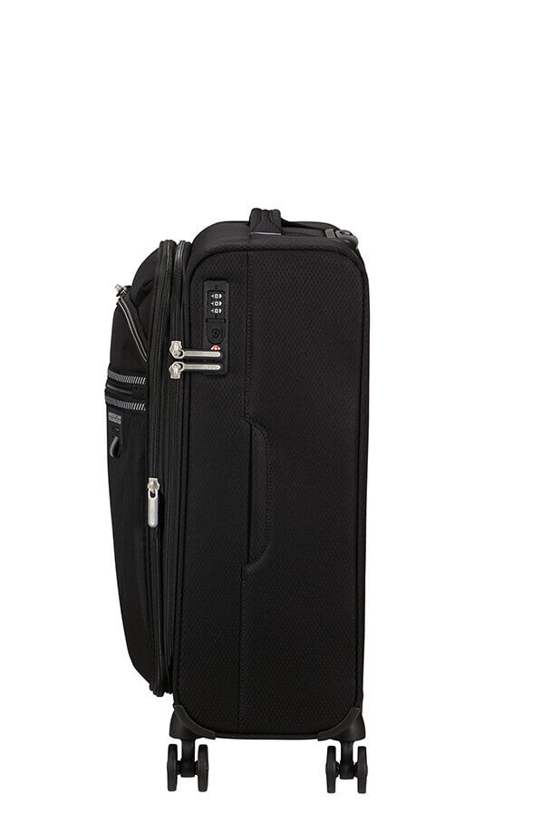 American Tourister Aerospin Spinner Expandable S  Fekete