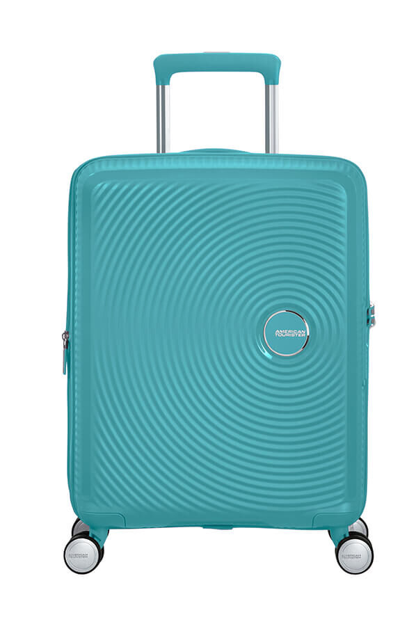 American Tourister Soundbox Spinner Expandable 55cm  Turquoise Tonic