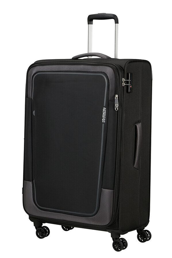 American Tourister Pulsonic Spinner Expandable 81cm  Aszfalt fekete