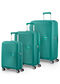American Tourister Soundbox 3 PC Set A  Forest Green