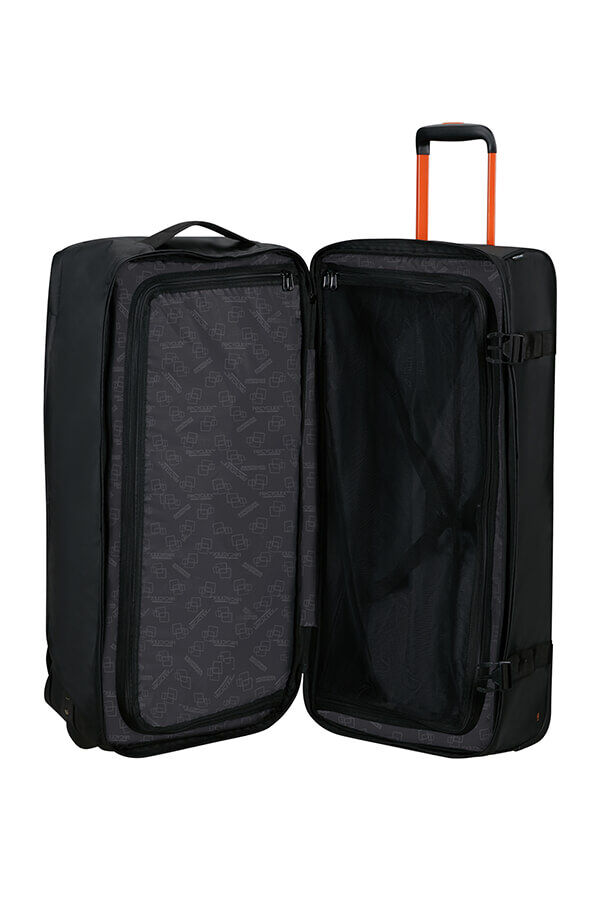 American Tourister Urban Track Duffle with wheels Lmtd L  Fekete/Narancss&aacute;rga