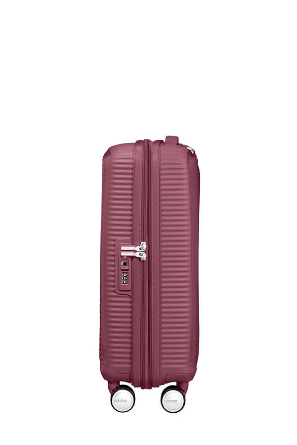American Tourister Soundbox Spinner TSA Expandable 55cm  Dark Burgundy