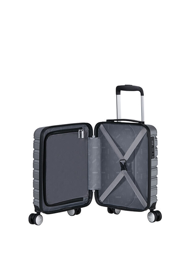 American Tourister Flashline Spinner Underseater Removable Wheels 45cm  Sky Silver