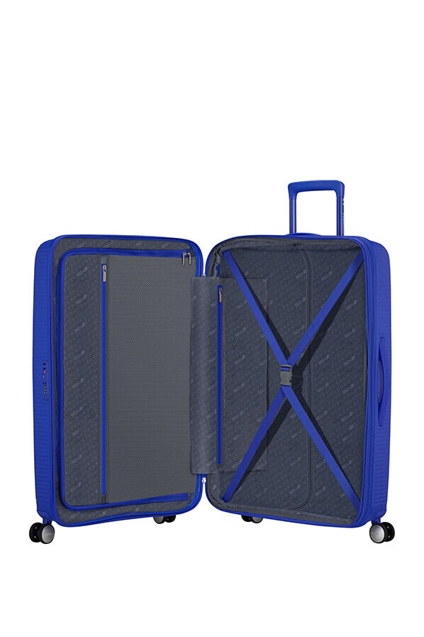 American Tourister SoundBox Spinner Expandable 77cm  Cobalt Blue
