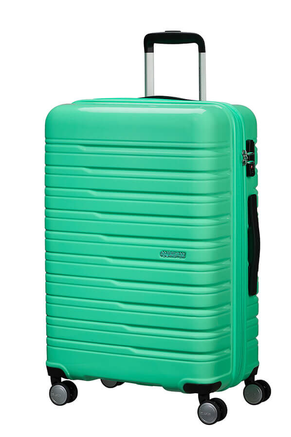 Flashline Pop K&ouml;zepes m&eacute;retű feladhat&oacute; poggy&aacute;sz | American Tourister Flashline Pop Spinner Exp TSA 67cm  Light Green