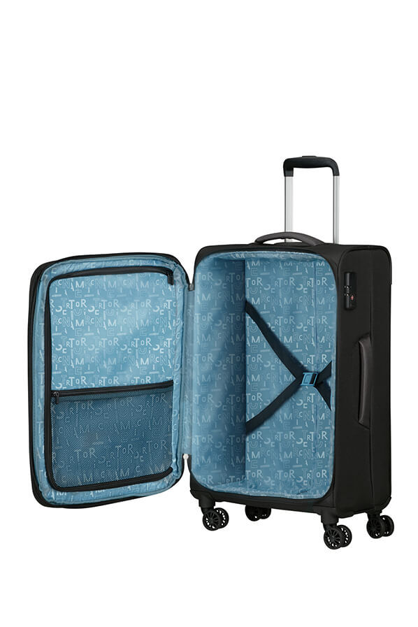 American Tourister Pulsonic Spinner Expandable 68cm  Aszfalt fekete