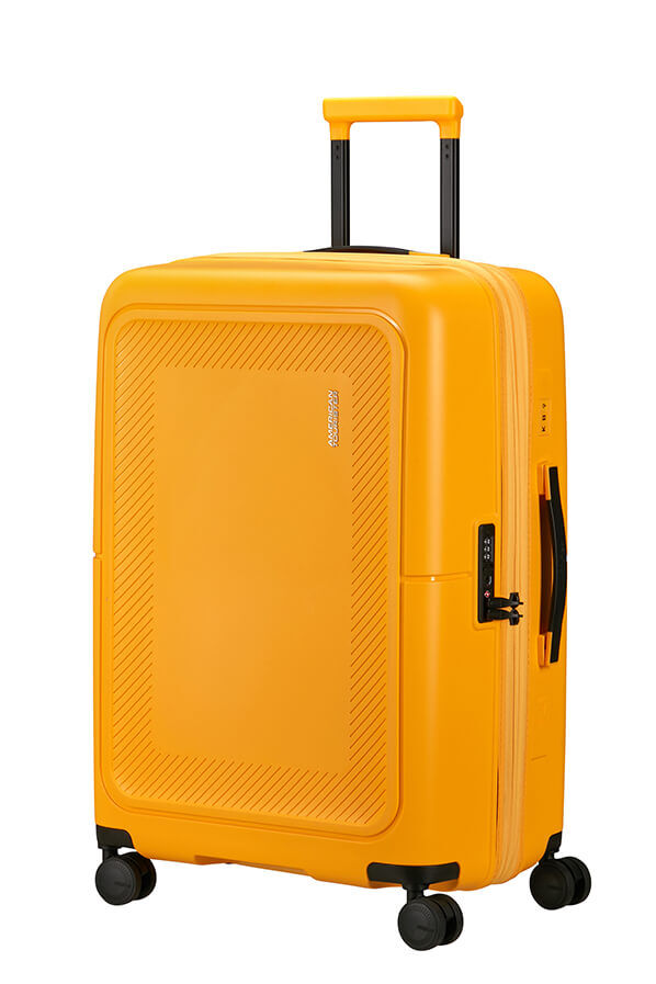 American Tourister DashPop Spinner Expandable TSA 67cm Golden Yellow