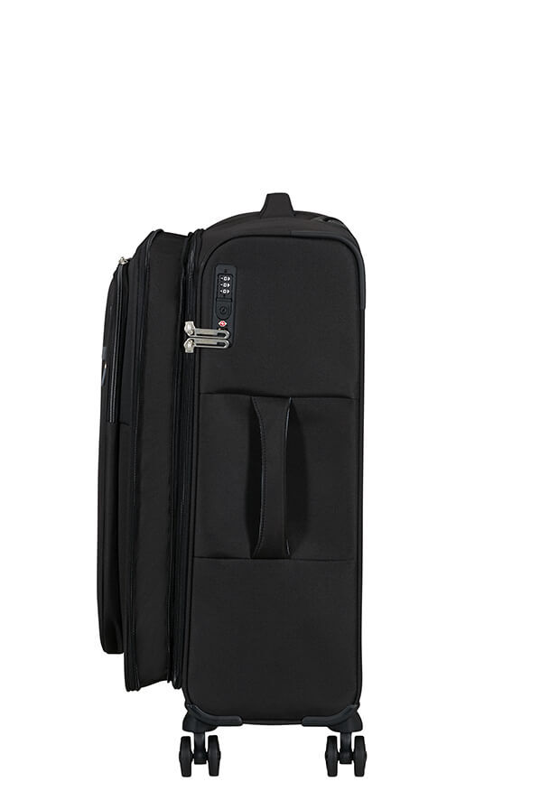 American Tourister Cloudrider Spinner EXP TSA M  Koromfekete