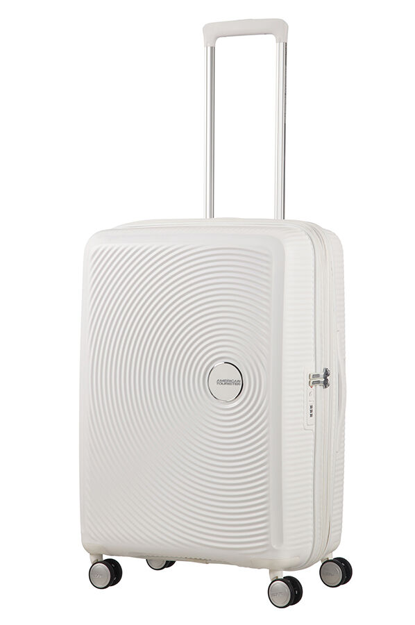 American Tourister Soundbox Spinner poszerzany 67cm Pure White