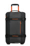American Tourister Urban Track Duffle with Wheels Lmtd S  Black/Orange