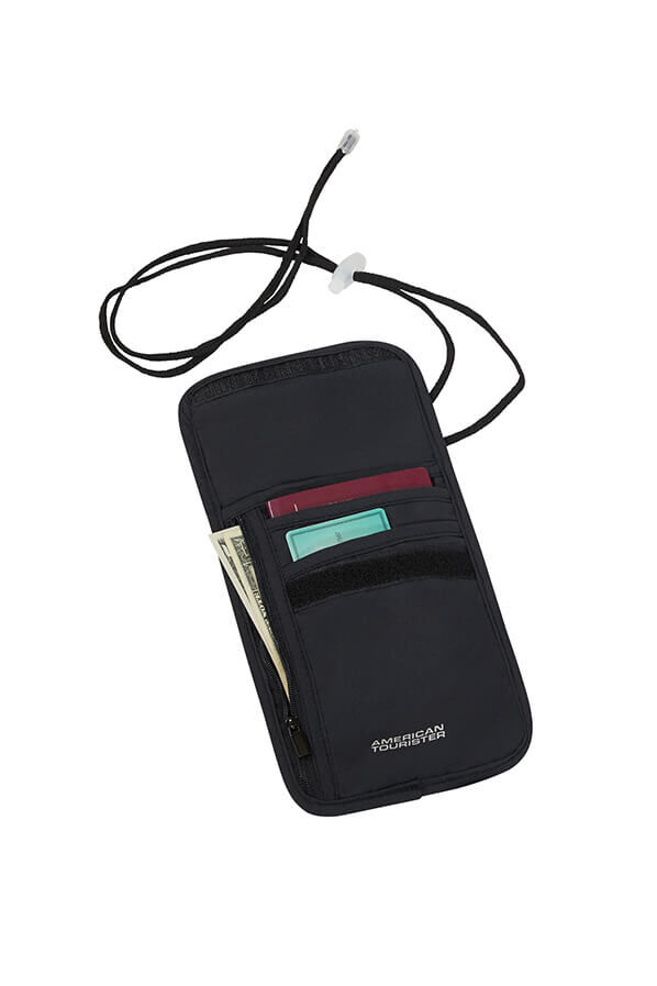 Neck Pouch RFID Nyakp&aacute;rna | American Tourister American Tourist. Ta RFID Security Neck Pouch  Fekete