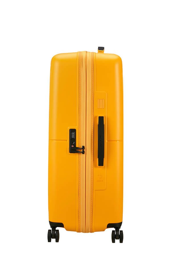 American Tourister DashPop Spinner Expandable TSA 77cm Golden Yellow