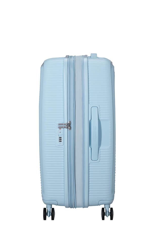 American Tourister SoundBox Spinner TSA Expandable 67cm  Pastel Blue