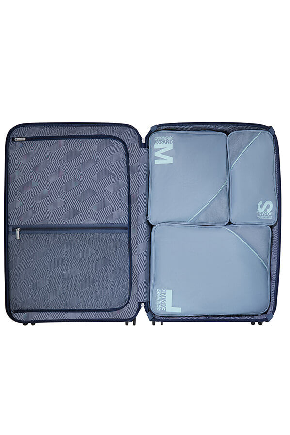 Packing Cubes Rendszerező t&aacute;ska szettek | American Tourister American Tourist. Ta Packing Cubes S/M/L  Stone Blue/Blue
