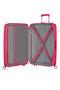 SoundBox K&ouml;zepes m&eacute;retű feladhat&oacute; poggy&aacute;sz | American Tourister Soundbox Spinner poszerzany 67cm Lightning Pink