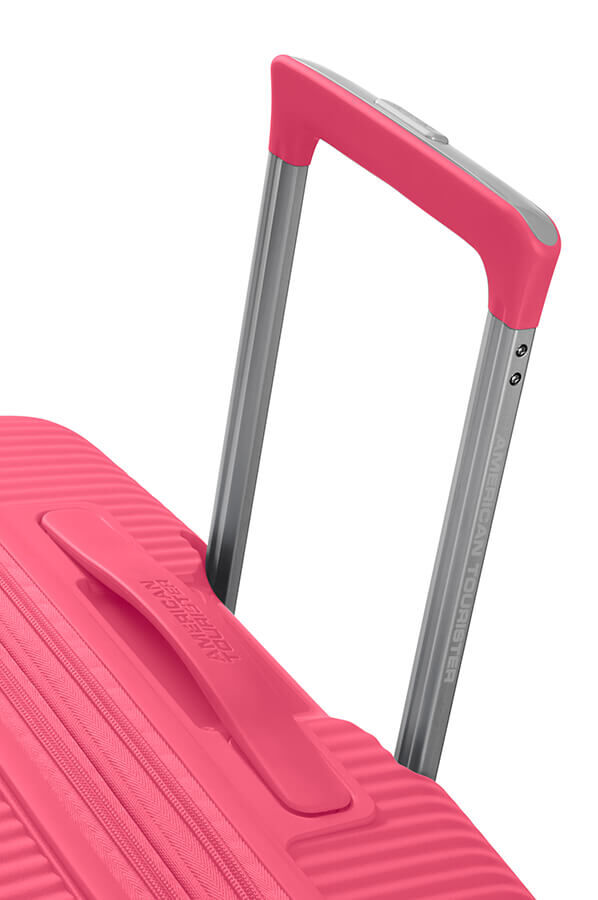American Tourister Soundbox Spinner Expandable 55cm  HOT PINK