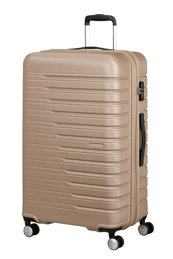 American Tourister Flashline Spinner 78/29 EXP TSA  Ivory Gold