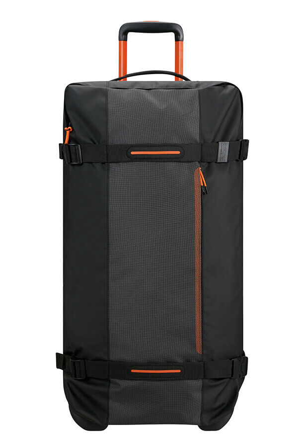 American Tourister Urban Track Duffle with wheels Lmtd L  Fekete/Narancss&aacute;rga
