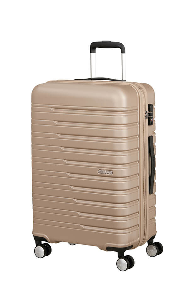 American Tourister Flashline Spinner 67/24 EXP TSA  Ivory Gold