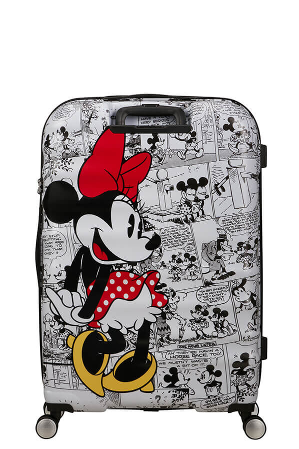 American Tourister Disney Wavebreaker Spinner TSA Disney Fl 77cm  Minnie, feh&eacute;r
