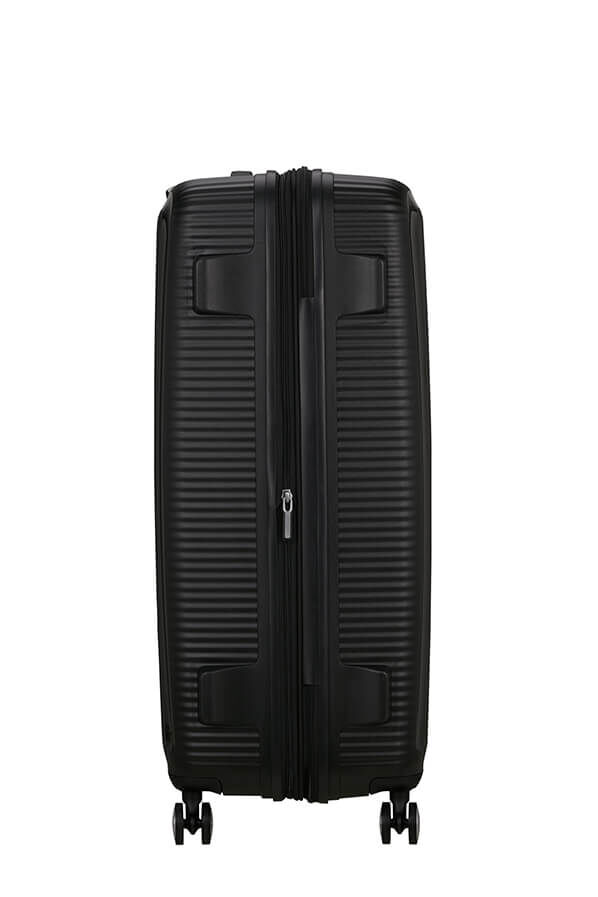 American Tourister SoundBox Spinner TSA Expandable 80cm  M&eacute;ly fekete