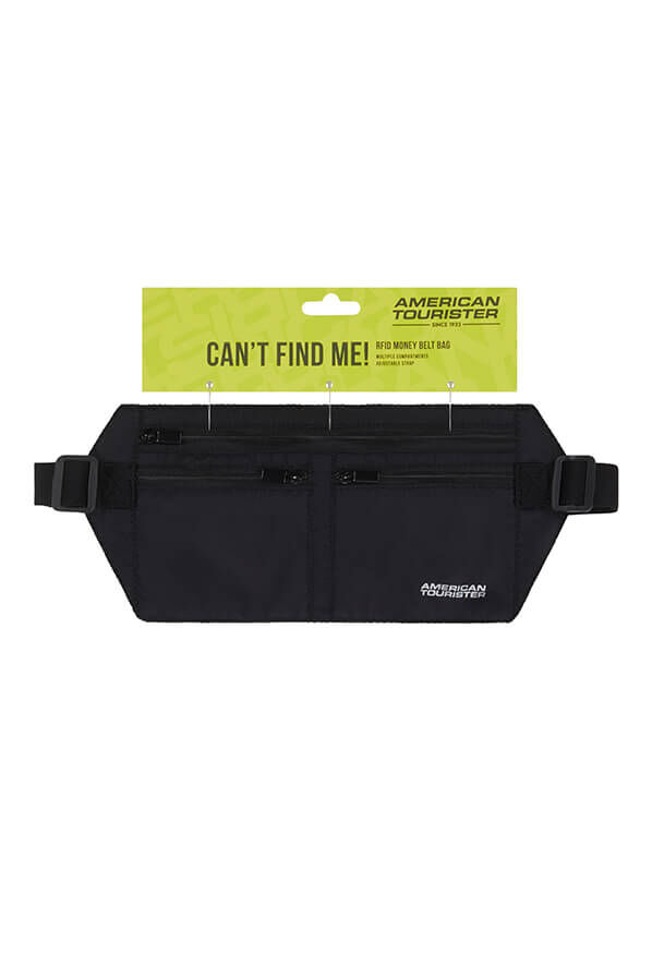 Money Belt RFID Money Belt Bag | American Tourister American Tourist. Ta RFID Money Belt Bag  Black