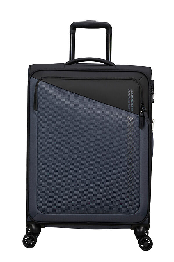 American Tourister Daring Dash Spinner Expandable TSA M  Fekete/Sz&uuml;rke