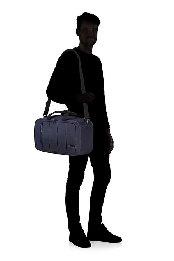 American Tourister Streethero 3-Way Boarding Bag  Navy Melange