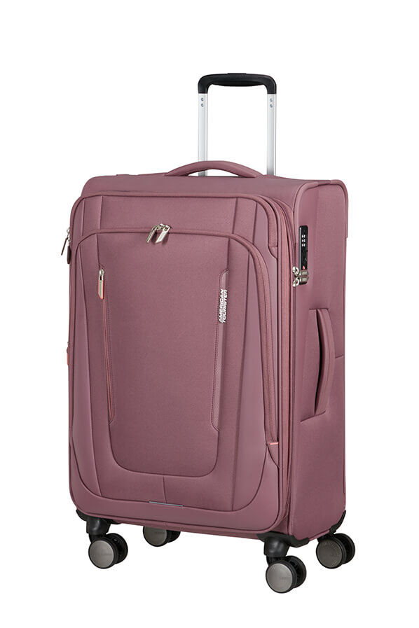 American Tourister Wanderlite Spinner EXP TSA M  Galactic Mauve