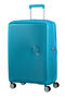 American Tourister Soundbox Spinner poszerzany 67cm Summer Blue