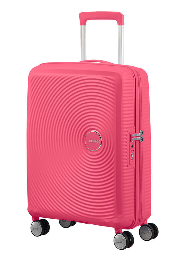 American Tourister Soundbox Spinner Expandable 55cm  HOT PINK