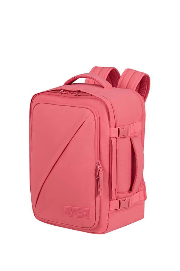 American Tourister Take2cabin Casual Backpack Puff S/M  Pink Glitch