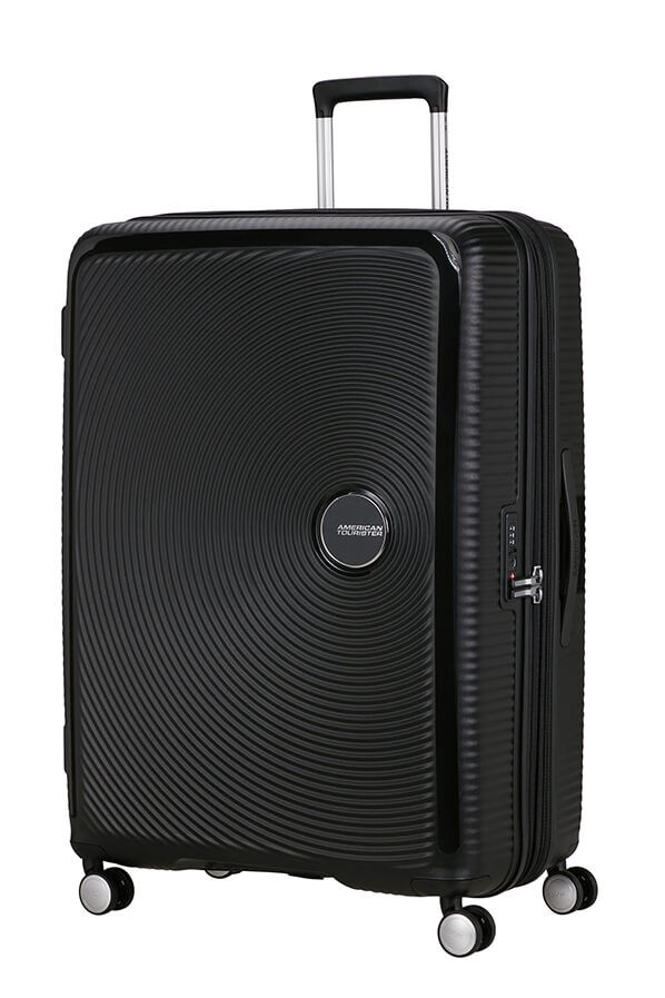American Tourister SoundBox Spinner TSA Expandable 80cm  M&eacute;ly fekete
