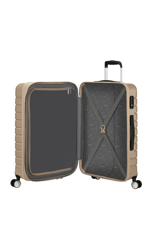 American Tourister Flashline Spinner 67/24 EXP TSA  Ivory Gold