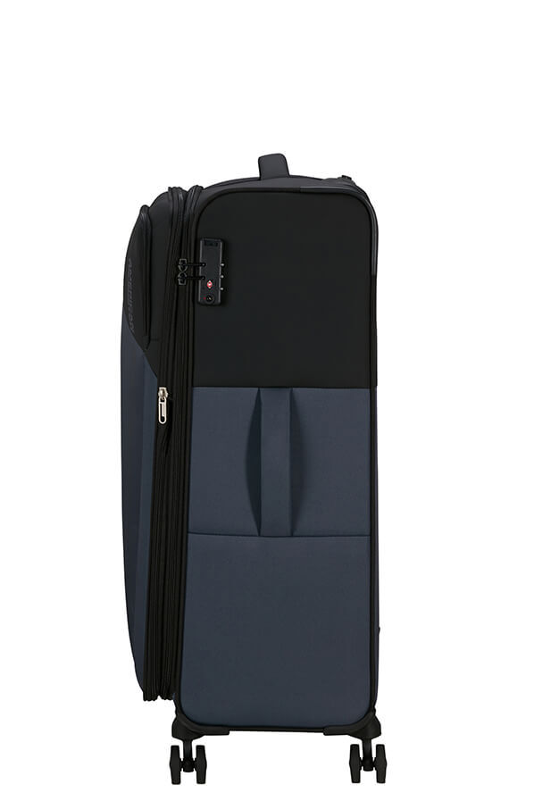 American Tourister Daring Dash Spinner Expandable TSA L  Fekete/Sz&uuml;rke