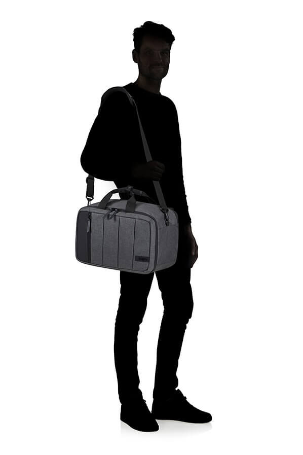 American Tourister Streethero 3-Way Boarding Bag  Grey Melange