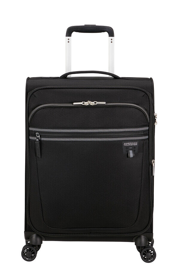 American Tourister Aerospin Spinner Expandable S  Fekete