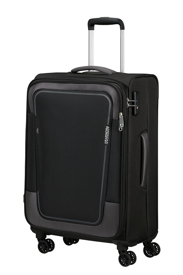 American Tourister Pulsonic Spinner Expandable 68cm  Aszfalt fekete