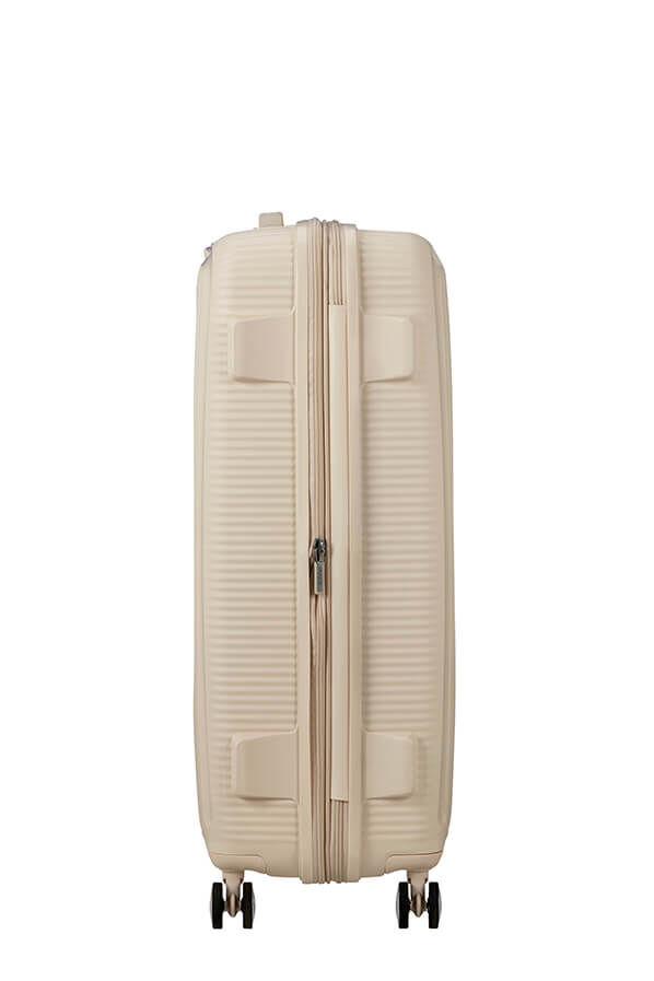 American Tourister SoundBox Spinner TSA Expandable 77cm  Coconut Sand