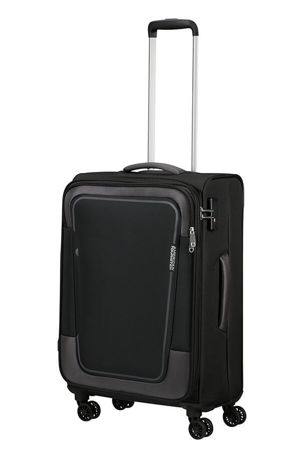 American Tourister Pulsonic Spinner Expandable 68cm  Aszfalt fekete