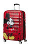 American Tourister Disney Wavebreaker Spinner TSA Disney Fl 77cm  Mickey, piros