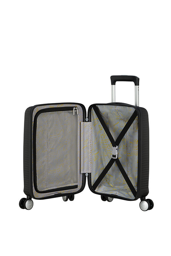 American Tourister Soundbox Mini Spinner 47cm  M&eacute;ly fekete
