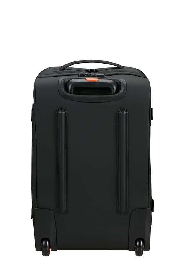 American Tourister Urban Track Duffle with Wheels Lmtd S  Fekete/Narancss&aacute;rga