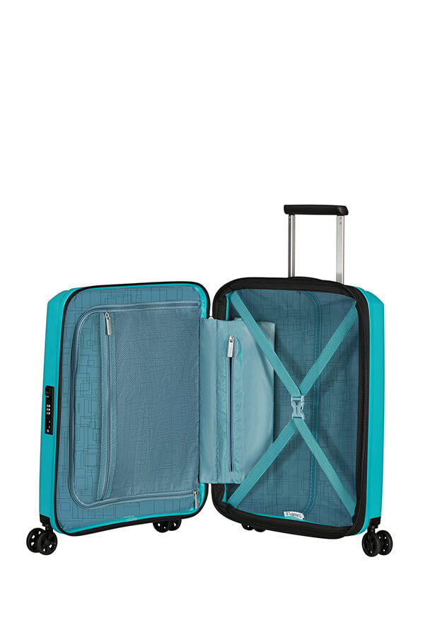 American Tourister Aerostep Spinner 55/20 Exp Tsa 55cm  Turquoise Tonic