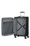 American Tourister Aerospin Spinner Expandable M  Fekete