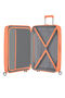 SoundBox K&ouml;zepes m&eacute;retű feladhat&oacute; poggy&aacute;sz | American Tourister Soundbox Spinner TSA Expandable 67cm  Cantaloupe